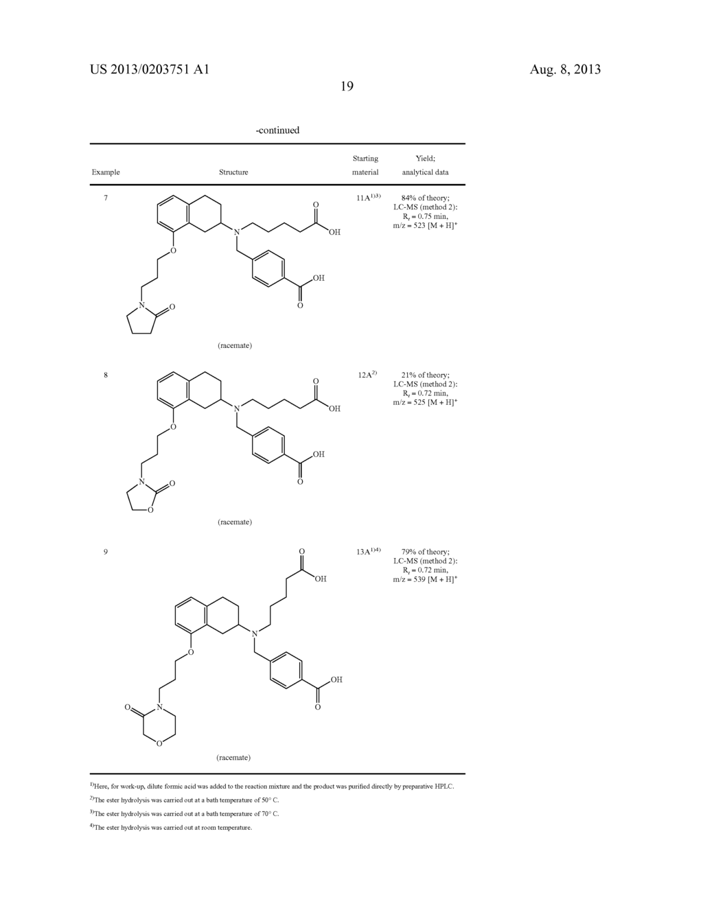 SUBSTITUTED 8-ALKOXY-2-AMINOTETRALIN DERIVATIVES, AND USE THEREOF - diagram, schematic, and image 20