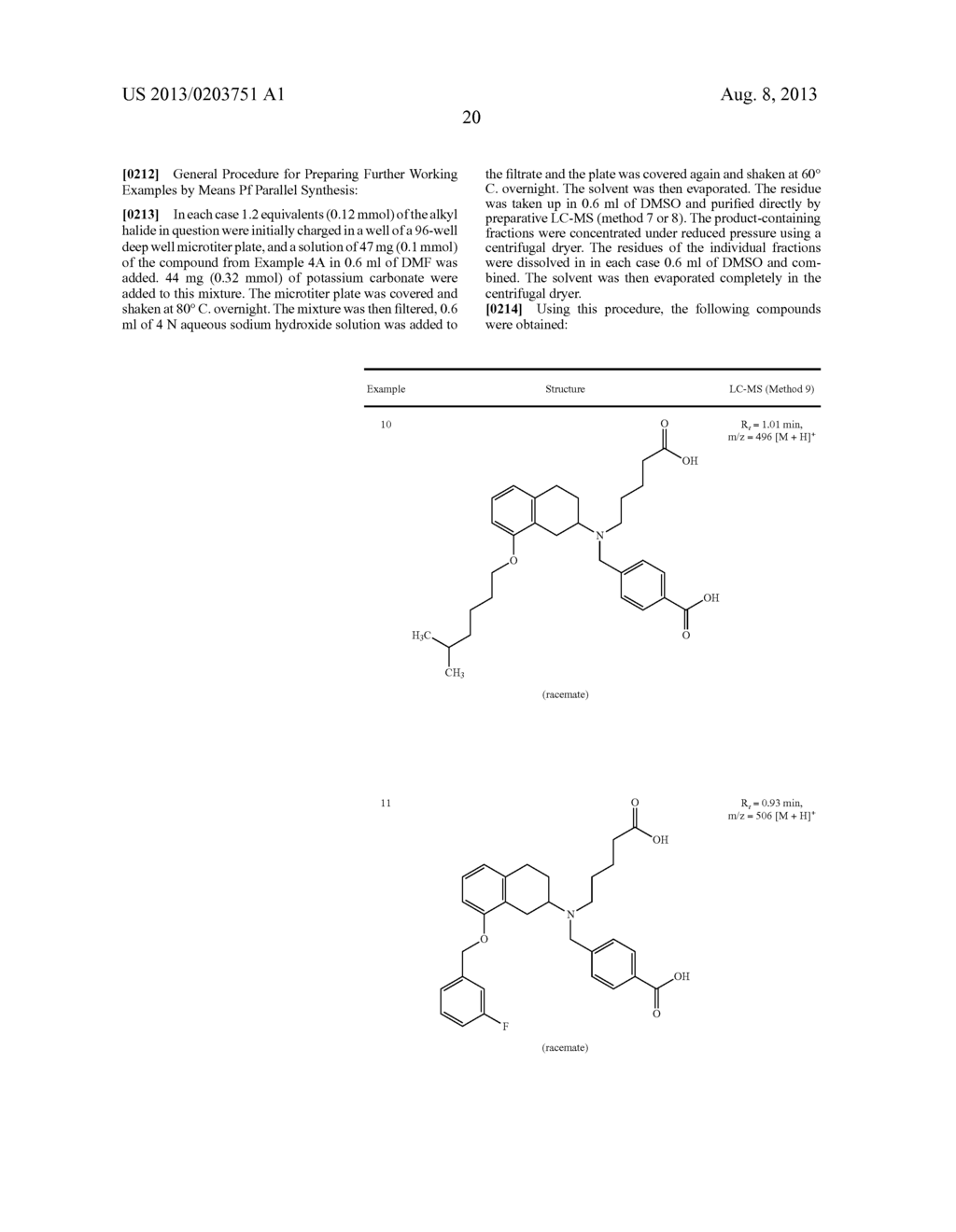 SUBSTITUTED 8-ALKOXY-2-AMINOTETRALIN DERIVATIVES, AND USE THEREOF - diagram, schematic, and image 21