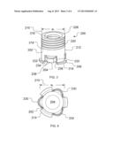 CODED DRUG RESERVOIR CONNECTION ELEMENT WITH BENDABLE LOCKING ELEMENTS diagram and image