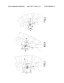 HOLDING DEVICE HAVING A LONGILINEAL ELEMENT ADAPTED FOR MAINTAINING A     PREDETERMINED INTERVERTEBRAL SPACING diagram and image