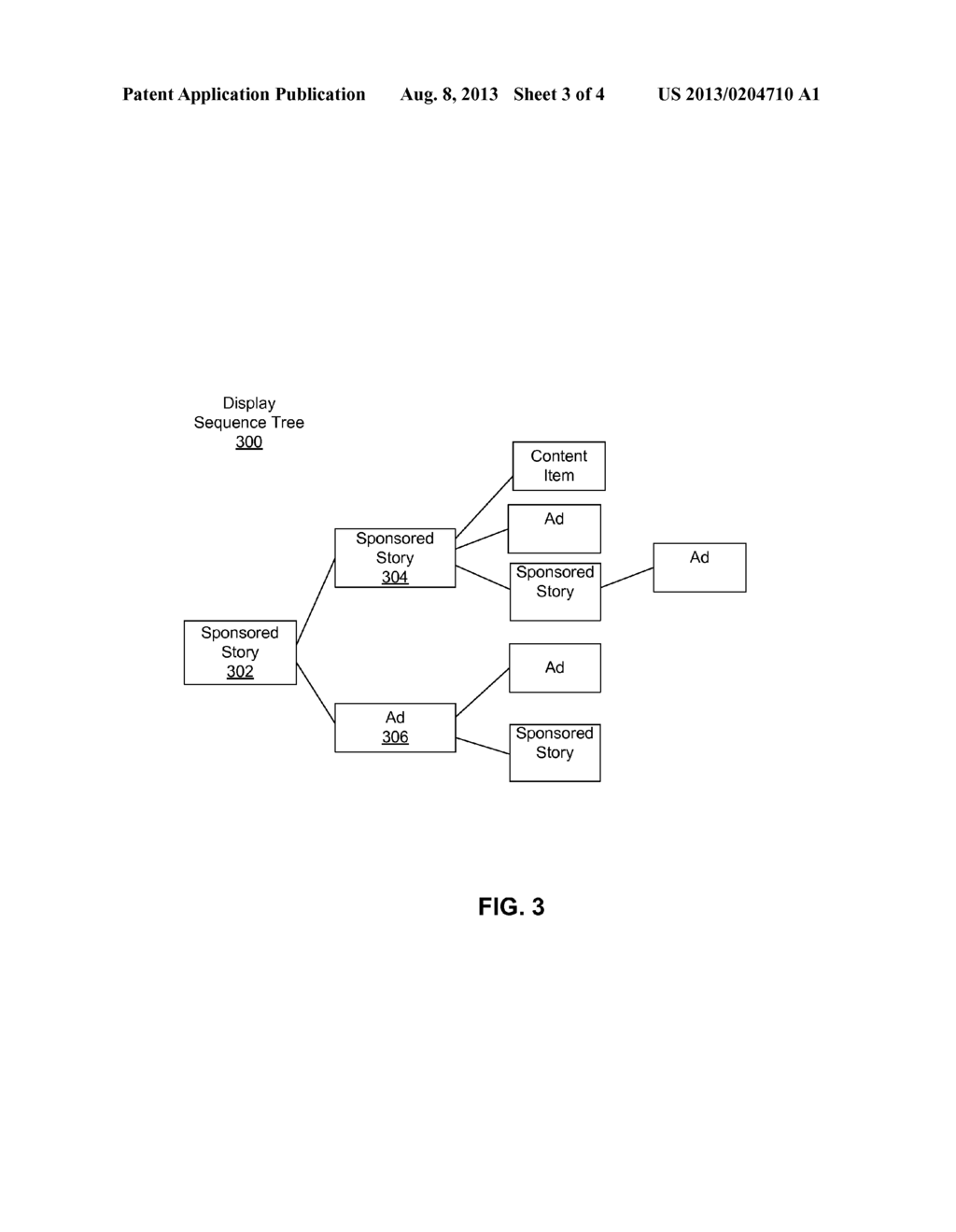 SEQUENCING DISPLAY ITEMS IN A SOCIAL NETWORKING SYSTEM - diagram, schematic, and image 04