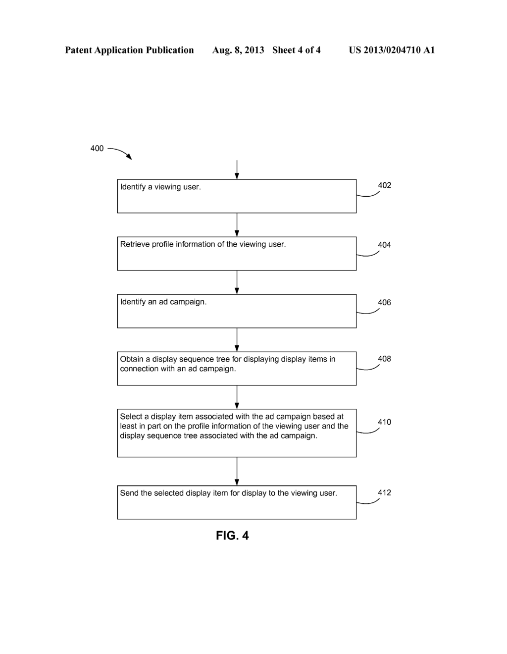 SEQUENCING DISPLAY ITEMS IN A SOCIAL NETWORKING SYSTEM - diagram, schematic, and image 05