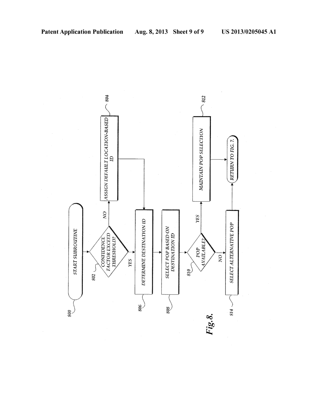 UPDATING ROUTING INFORMATION BASED ON CLIENT LOCATION - diagram, schematic, and image 10