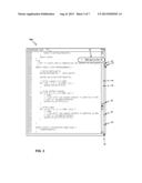 TRANSIENT, REAL-TIME POSITION TRACKING INTERFACE FOR USER ACTIVITY IN A     DOCUMENT EDITING APPLICATION diagram and image