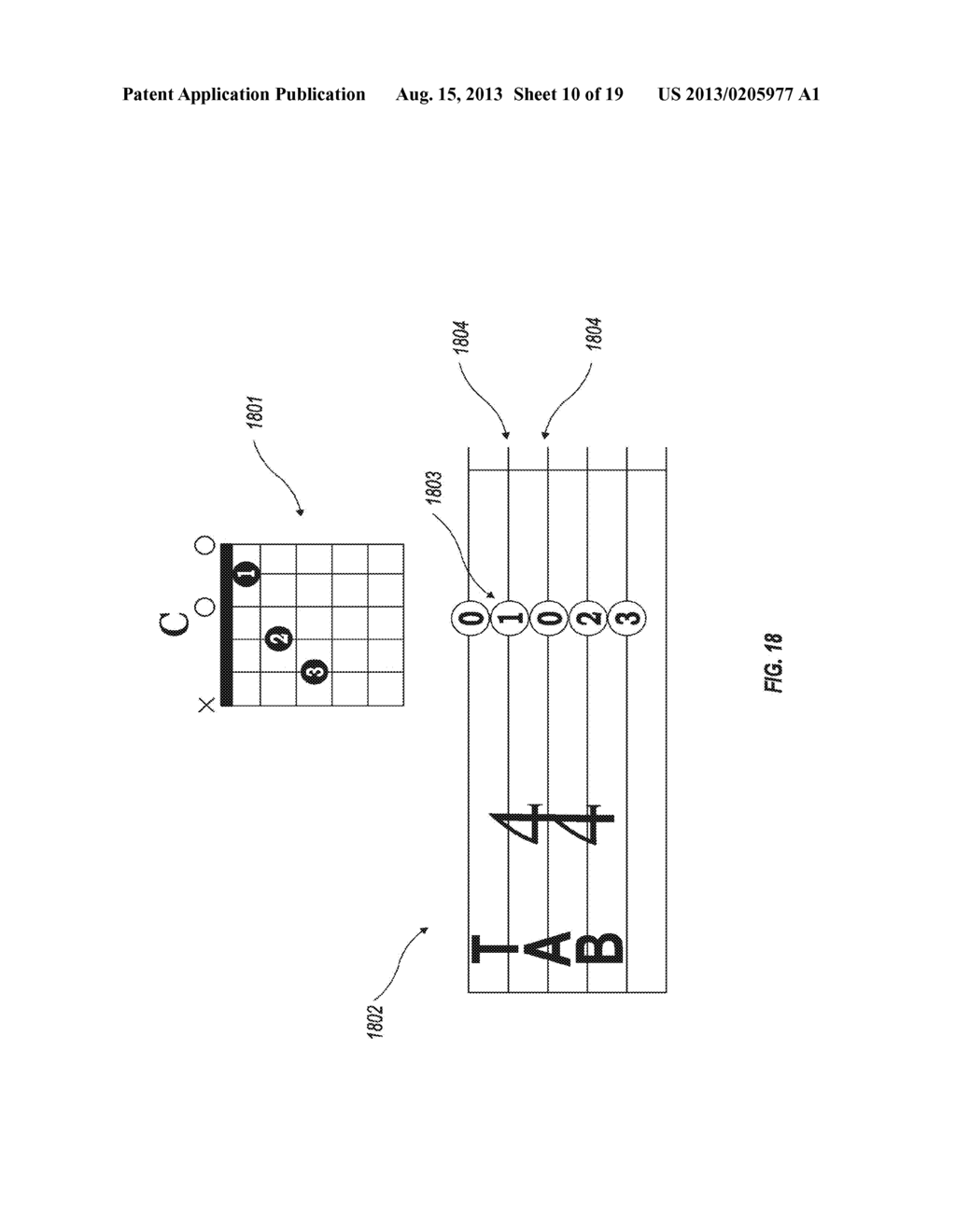 SYSTEM AND METHOD TO GENERATE AND MANIPULATE STRING-INSTRUMENT CHORD GRIDS     IN A DIGITAL AUDIO WORKSTATION - diagram, schematic, and image 11