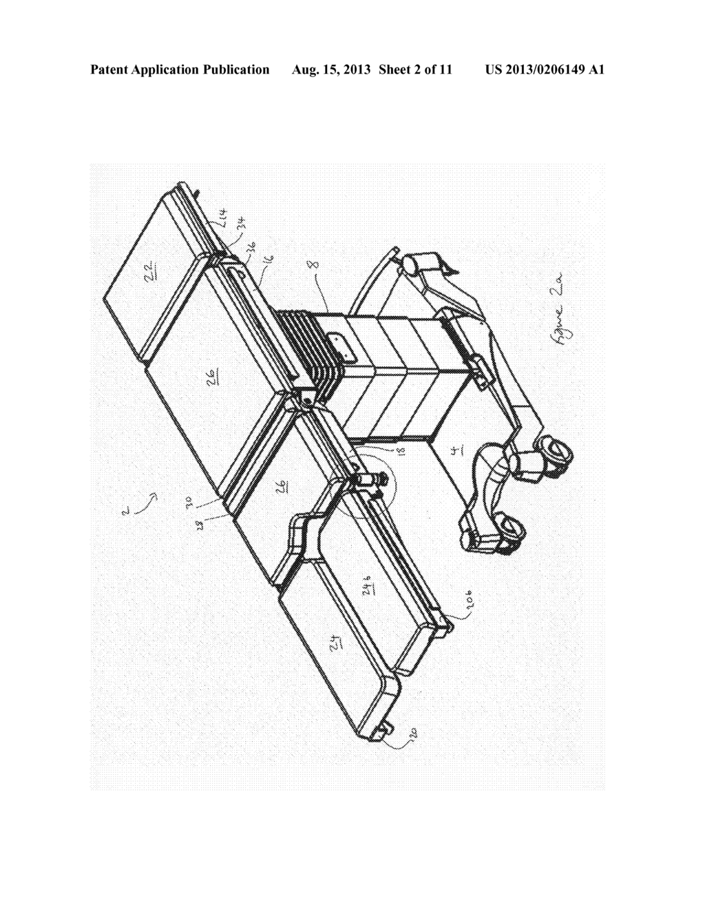 LEG SUPPORT FOR A SURGICAL TABLE - diagram, schematic, and image 03