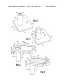 ATTACHMENT MEMBER WITH INTEGRAL ADHESIVE CHANNEL AND METHOD diagram and image