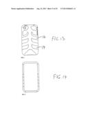 PROTECTIVE CASE HAVING A HYBRID STRUCTURE FOR PORTABLE HANDHELD ELECTRONIC     DEVICES diagram and image