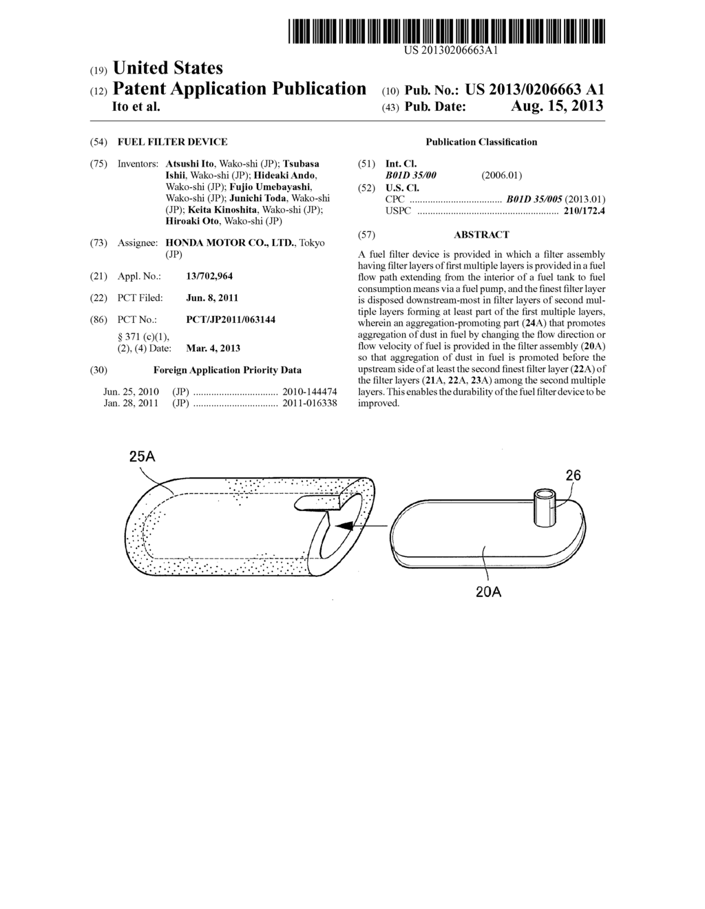 FUEL FILTER DEVICE - diagram, schematic, and image 01