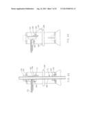 FIXTURE FOR USE IN SEMI-AUTOMATIC RECONDITIONING PROCESS OF A RAILCAR     ARTICULATED CONNECTOR diagram and image