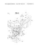 STRUCTURE OF FRONT SECTION OF VEHICLE BODY diagram and image