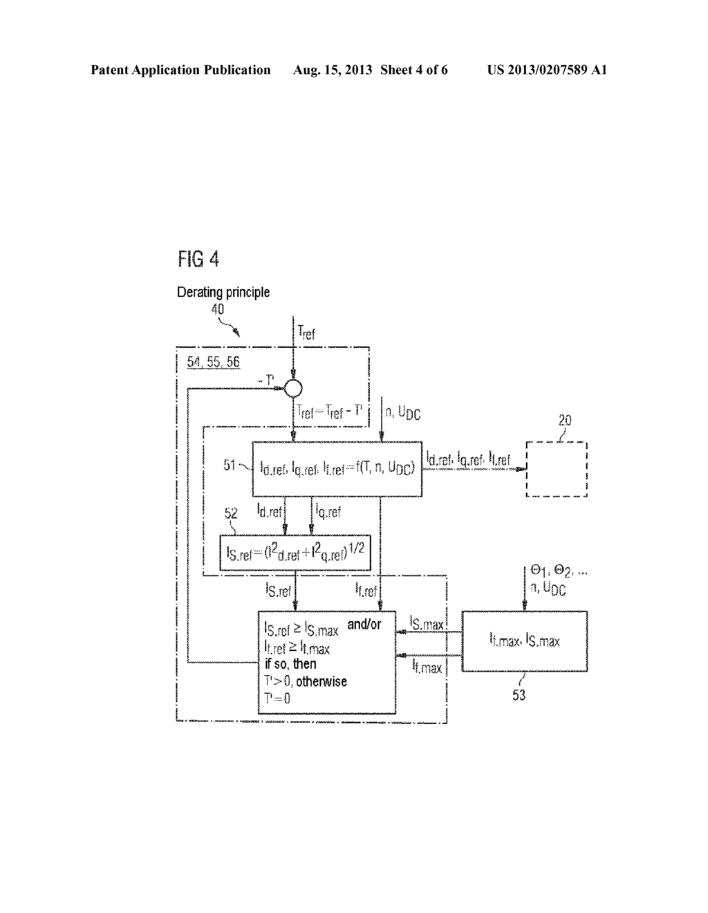 Method and Device for Regulating Separately Excited Synchronous Machines - diagram, schematic, and image 05