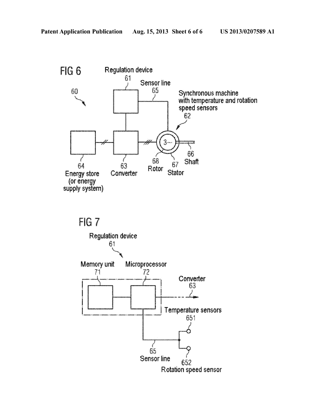 Method and Device for Regulating Separately Excited Synchronous Machines - diagram, schematic, and image 07