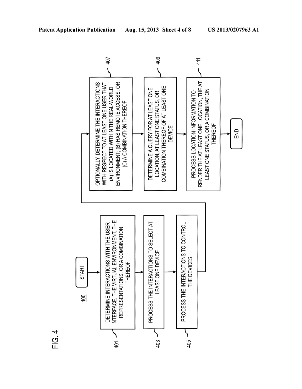 METHOD AND APPARATUS FOR GENERATING A VIRTUAL ENVIRONMENT FOR CONTROLLING     ONE OR MORE ELECTRONIC DEVICES - diagram, schematic, and image 05