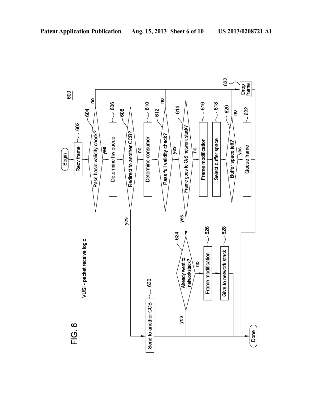 PACKET ROUTING WITH ANALYSIS ASSIST FOR EMBEDDED APPLICATIONS SHARING A     SINGLE NETWORK INTERFACE OVER MULTIPLE VIRTUAL NETWORKS - diagram, schematic, and image 07