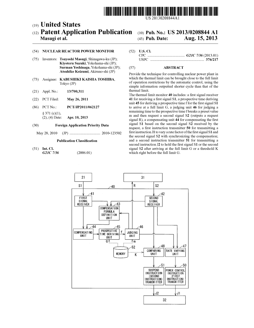 NUCLEAR REACTOR POWER MONITOR - diagram, schematic, and image 01