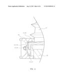 STRUCTURE TO FIX INFLATABLE AND ELASTIC MOTION BODY diagram and image