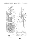 COMPOSITE SELF-DRILLING SOIL NAIL AND METHOD diagram and image