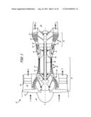 GAS TURBINE ENGINE COMPONENT WITH DIFFUSIVE COOLING HOLE diagram and image