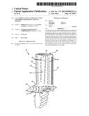 GAS TURBINE ENGINE COMPONENT WITH CONVERGING/DIVERGING COOLING PASSAGE diagram and image