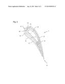 COOLED VANE OF A TURBINE AND CORRESPONDING TURBINE diagram and image