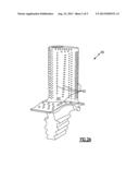 MULTI-LOBED COOLING HOLES IN GAS TURBINE ENGINE COMPONENTS HAVING THERMAL     BARRIER COATINGS diagram and image