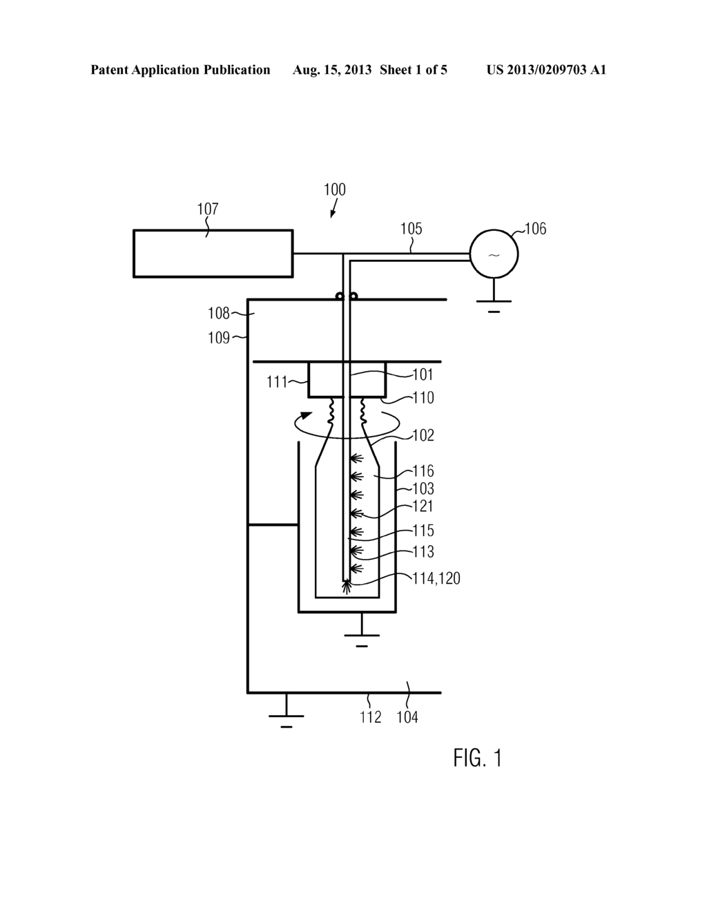 HOLLOW-CATHODE GAS LANCE FOR THE INTERIOR COATING OF CONTAINERS - diagram, schematic, and image 02