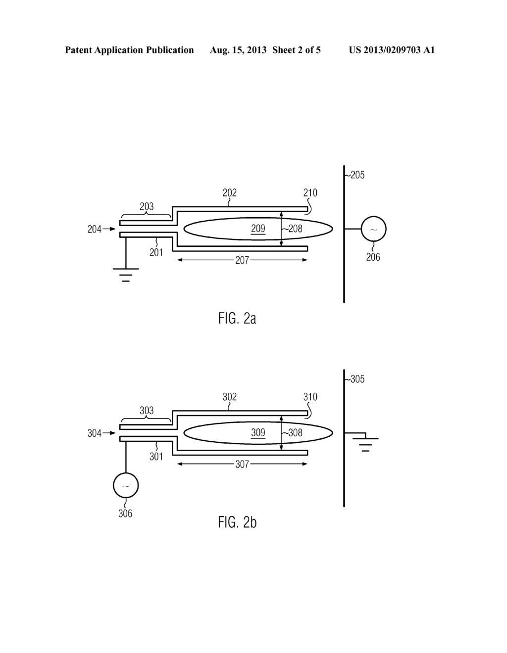 HOLLOW-CATHODE GAS LANCE FOR THE INTERIOR COATING OF CONTAINERS - diagram, schematic, and image 03