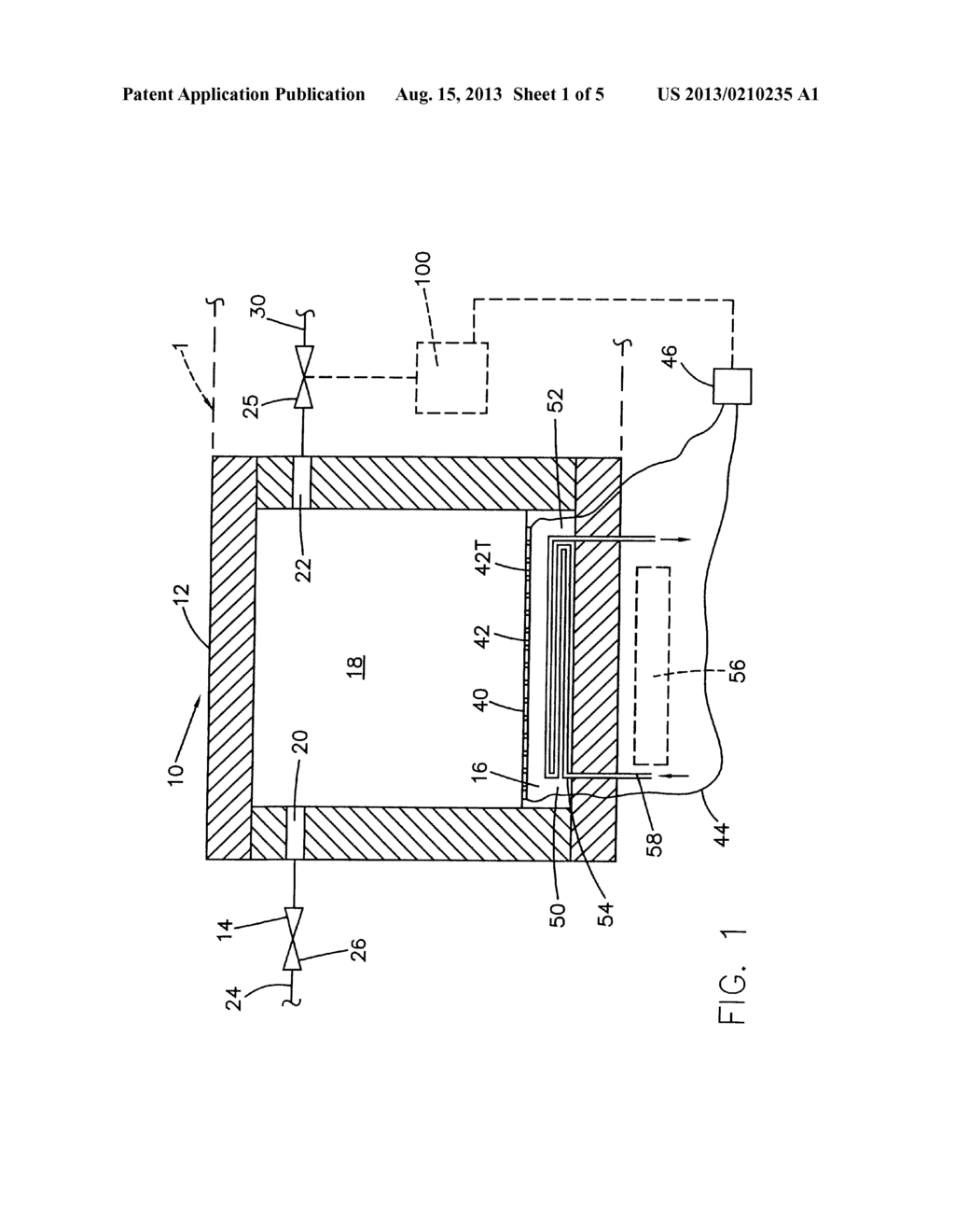 APPARATUS AND METHOD FOR THE RAPID THERMAL CONTROL OF A WORK PIECE IN     LIQUID OR SUPERCRITICAL FLUID - diagram, schematic, and image 02