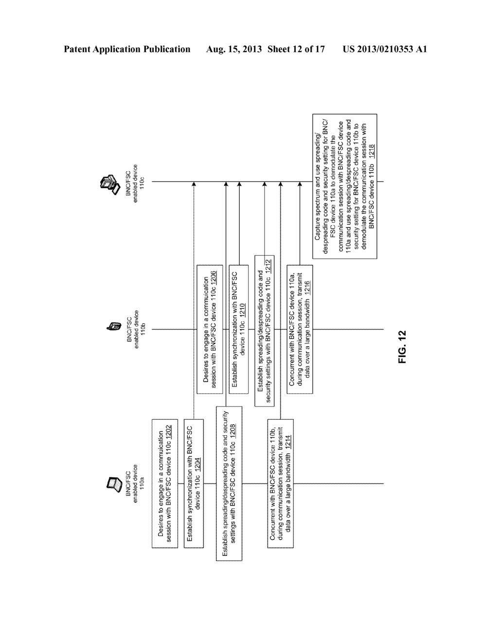 METHOD AND SYSTEM FOR BROADBAND NEAR-FIELD COMMUNICATION UTILIZING FULL     SPECTRUM CAPTURE (FSC) SUPPORTING SCREEN AND APPLICATION SHARING - diagram, schematic, and image 13