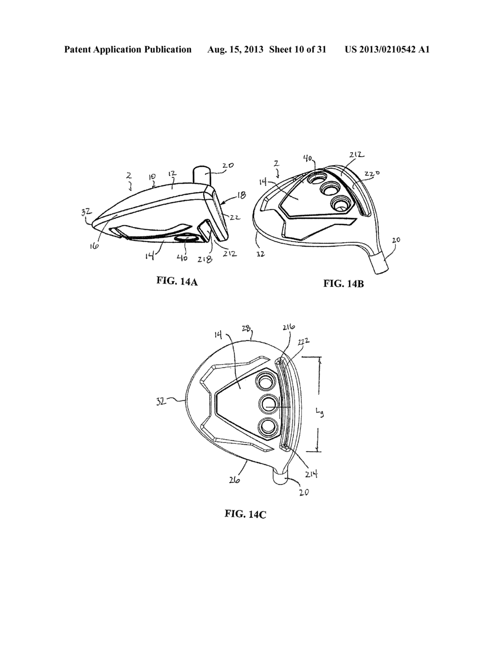 FAIRWAY WOOD CENTER OF GRAVITY PROJECTION - diagram, schematic, and image 11