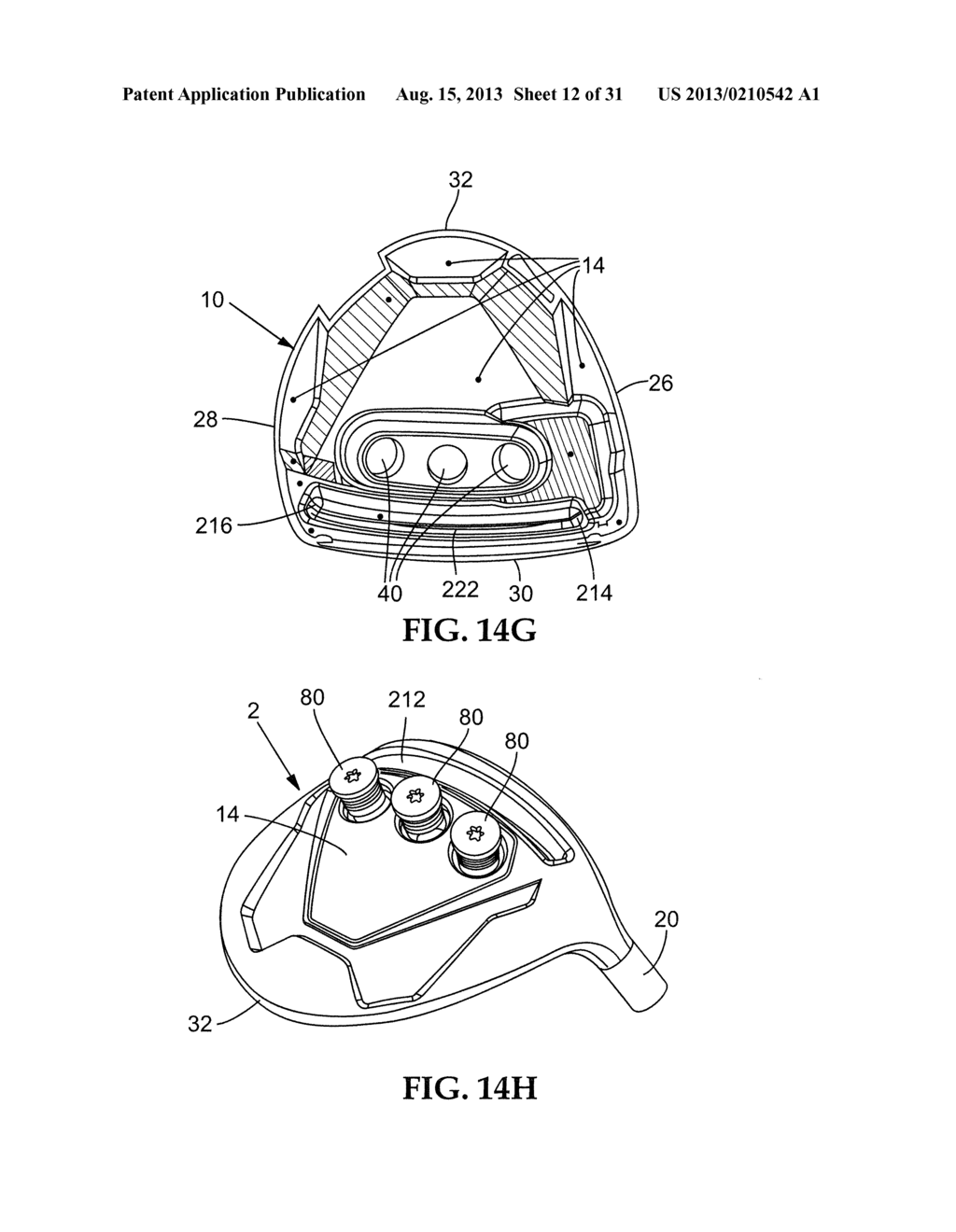 FAIRWAY WOOD CENTER OF GRAVITY PROJECTION - diagram, schematic, and image 13