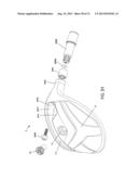 FAIRWAY WOOD CENTER OF GRAVITY PROJECTION diagram and image