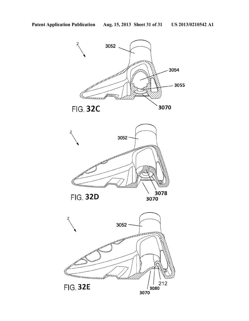 FAIRWAY WOOD CENTER OF GRAVITY PROJECTION - diagram, schematic, and image 32