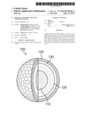 Golf Ball With Specified Core Compression Ratio diagram and image