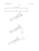 C-3 CYCLOALKENYL TRITERPENOIDS WITH HIV MATURATION INHIBITORY ACTIVITY diagram and image