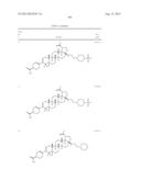 C-3 CYCLOALKENYL TRITERPENOIDS WITH HIV MATURATION INHIBITORY ACTIVITY diagram and image