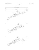 C-3 CYCLOALKENYL TRITERPENOIDS WITH HIV MATURATION INHIBITORY ACTIVITY diagram and image