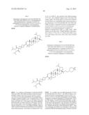 C-3 CYCLOALKENYL TRITERPENOIDS WITH HIV MATURATION INHIBITORY ACTIVITY diagram and image