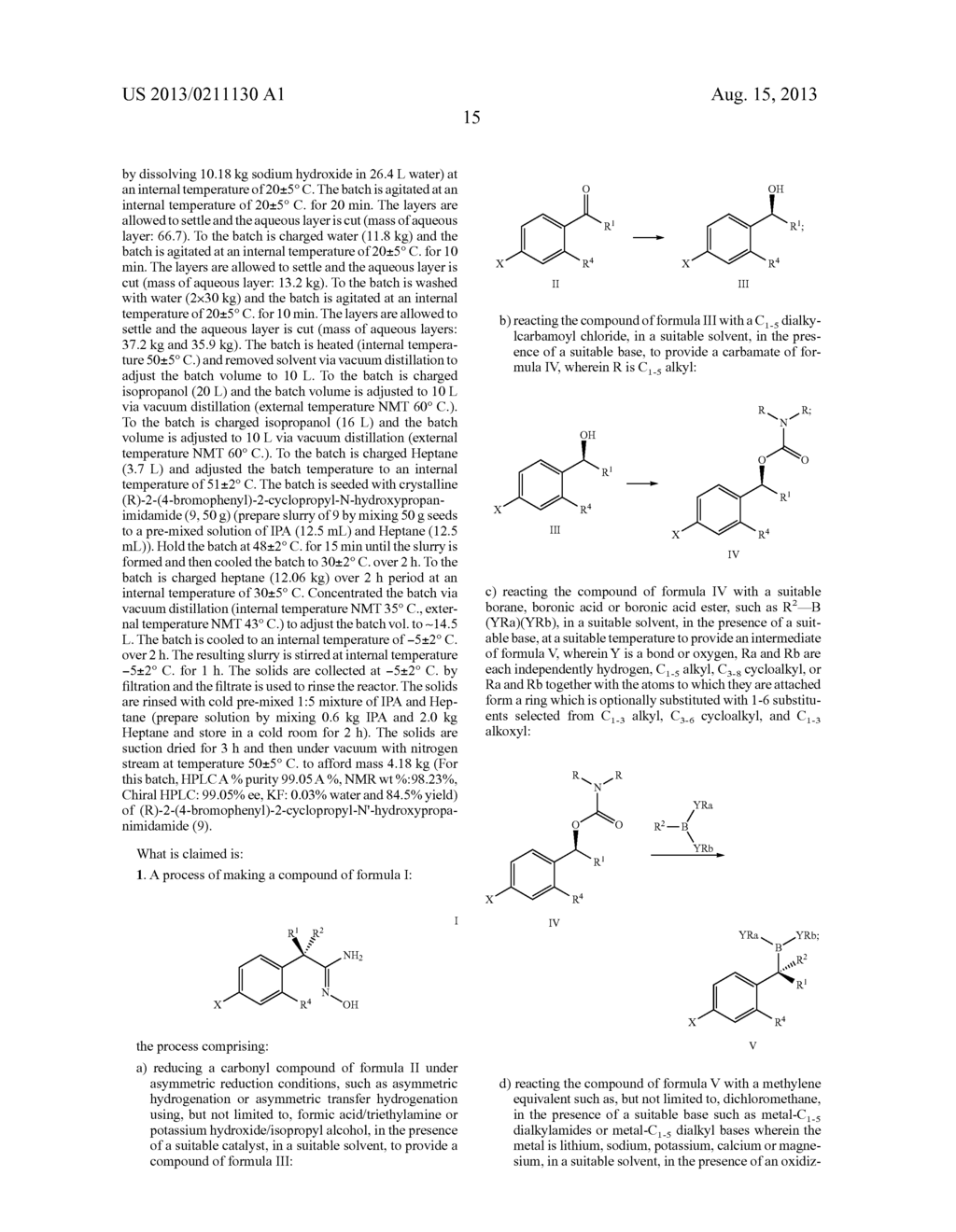 PROCESS FOR PREPARING CARBOXAMIDINE COMPOUNDS - diagram, schematic, and image 16