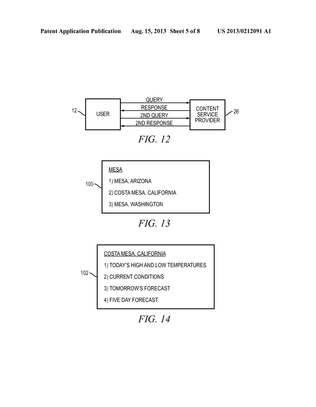 System and Method of Controlling Interactive Communication Services by     Responding to User Query with Relevant Information from Content Specific     Database - diagram, schematic, and image 06