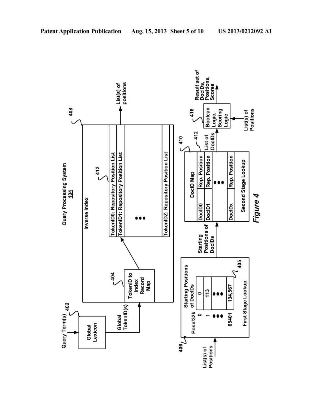 Multi-Stage Query Processing System and Method for Use with Tokenspace     Repository - diagram, schematic, and image 06