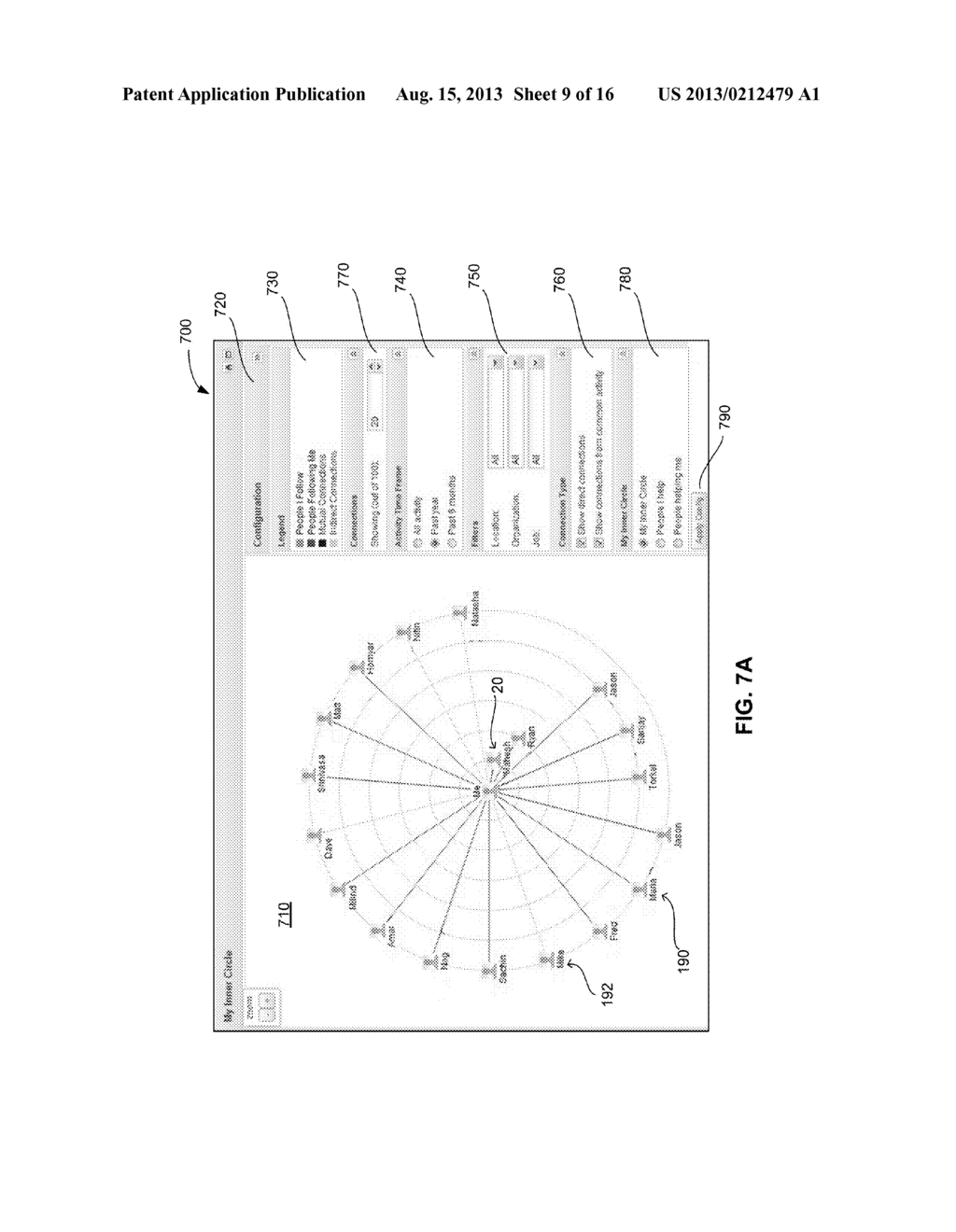 METHODS AND APPARATUS FOR ANALYZING A SOCIAL NETWORK - diagram, schematic, and image 10