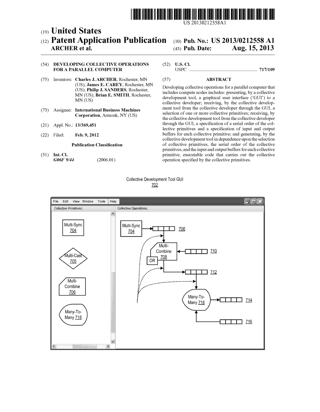 Developing Collective Operations For A Parallel Computer - diagram, schematic, and image 01