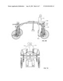 Human Powered Vehicle with Unpowered Wheels diagram and image