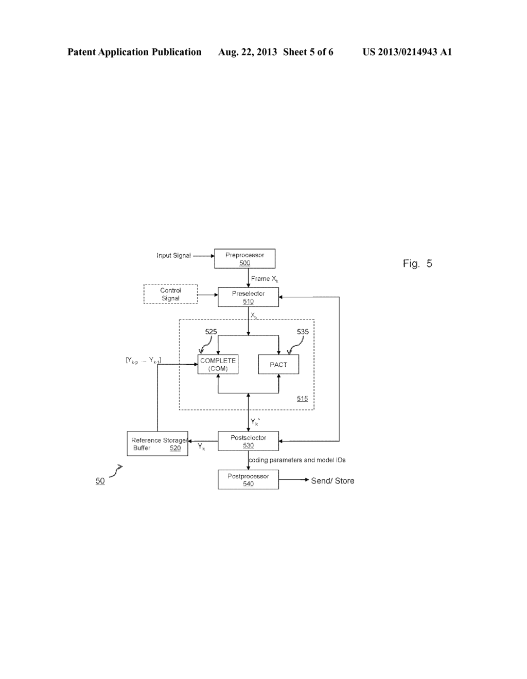 LOW BIT RATE SIGNAL CODER AND DECODER - diagram, schematic, and image 06