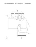 MOBILE TERMINAL APPARATUS AND DISPLAY METHOD FOR TOUCH PANEL IN MOBILE     TERMINAL APPARATUS diagram and image