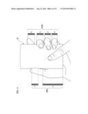 MOBILE TERMINAL APPARATUS AND DISPLAY METHOD FOR TOUCH PANEL IN MOBILE     TERMINAL APPARATUS diagram and image