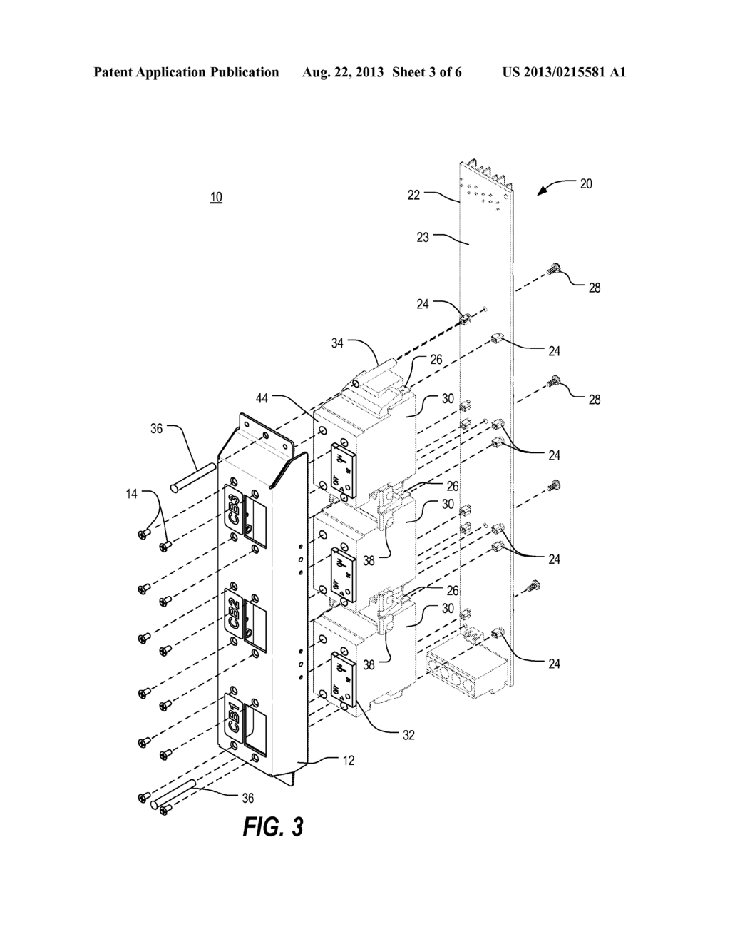 BOARD-MOUNTED CIRCUIT BREAKERS FOR ELECTRONIC EQUIPMENT ENCLOSURES - diagram, schematic, and image 04