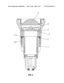 ADJUSTING STRUCTURE FOR LED LAMP CAPABLE OF ADJUSTING LIGHT BEAM diagram and image